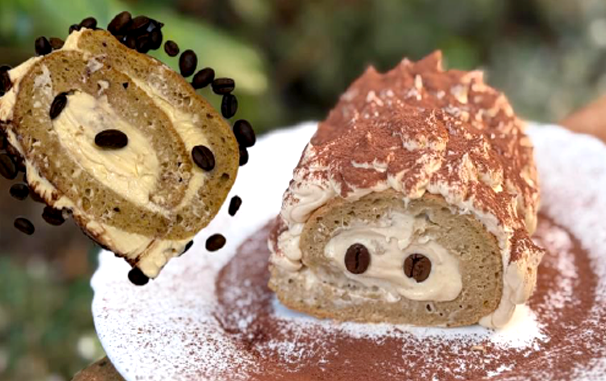 RULADĂ DE TIRAMISU PROTEICĂ